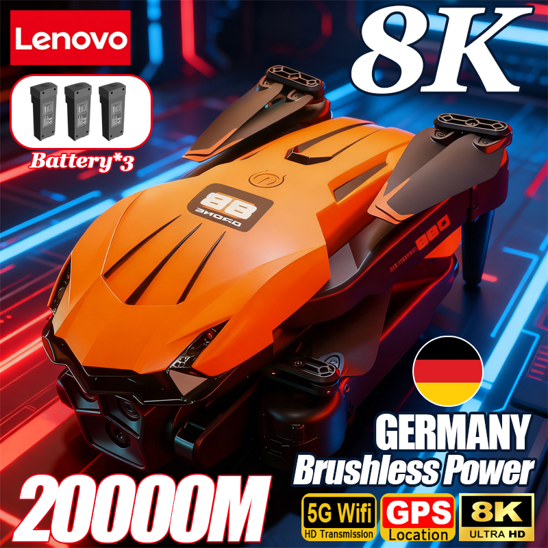 Drone Thermal Imaging - Lenovo D88 Drone 8K Aerial HD
