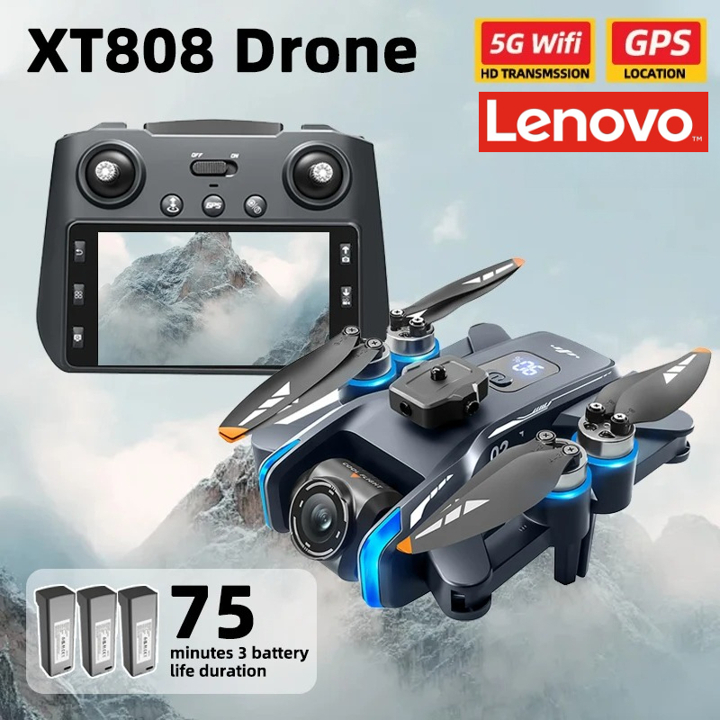 Drone Thermal Imaging - Lenovo XT808 Pro MAX Drone 4K
