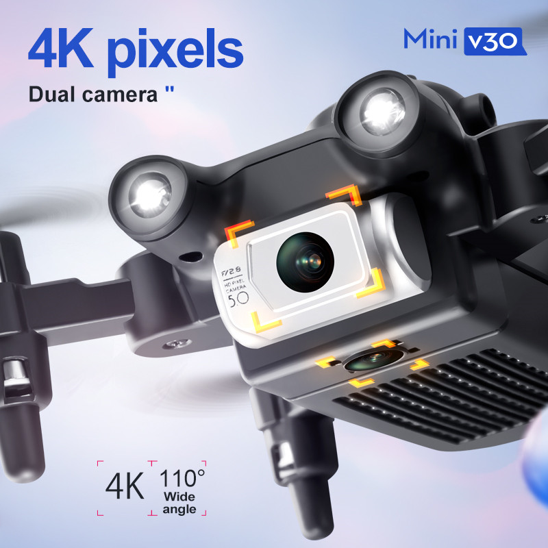 Mini V30 WiFi FPV Drone With 4 - مراجعة Drone Cinematic وسعره