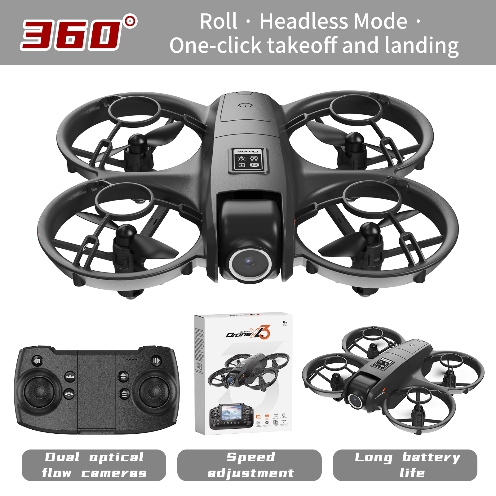 YL3 Remote-Controlled Drone wi - مراجعة Drone Cinematic وسعره