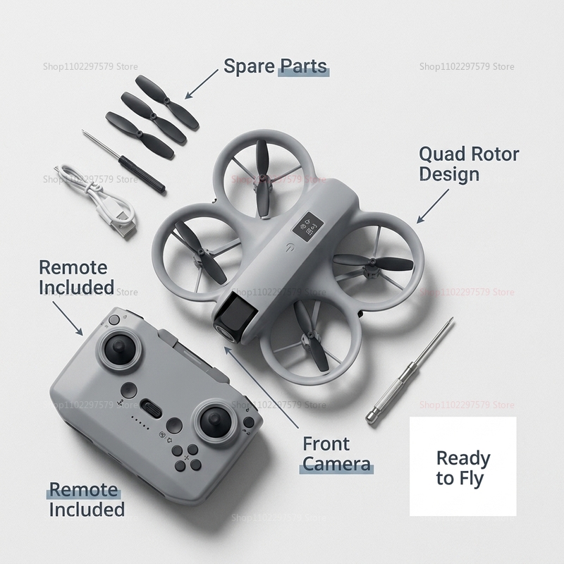 Mini Drone with 8K HD Camera F - مراجعة Drone Video Production وسعره
