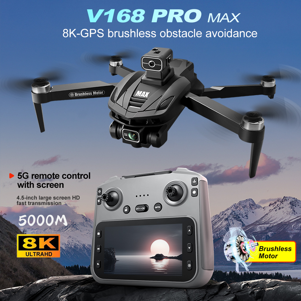 V168 PRO Max GPS Drone 8K Prof - مراجعة Drone Mapping وسعره