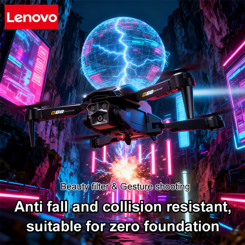 Lenovo D88 Drone 8K Aerial HD  - مراجعة Drone Thermal Imaging وسعره