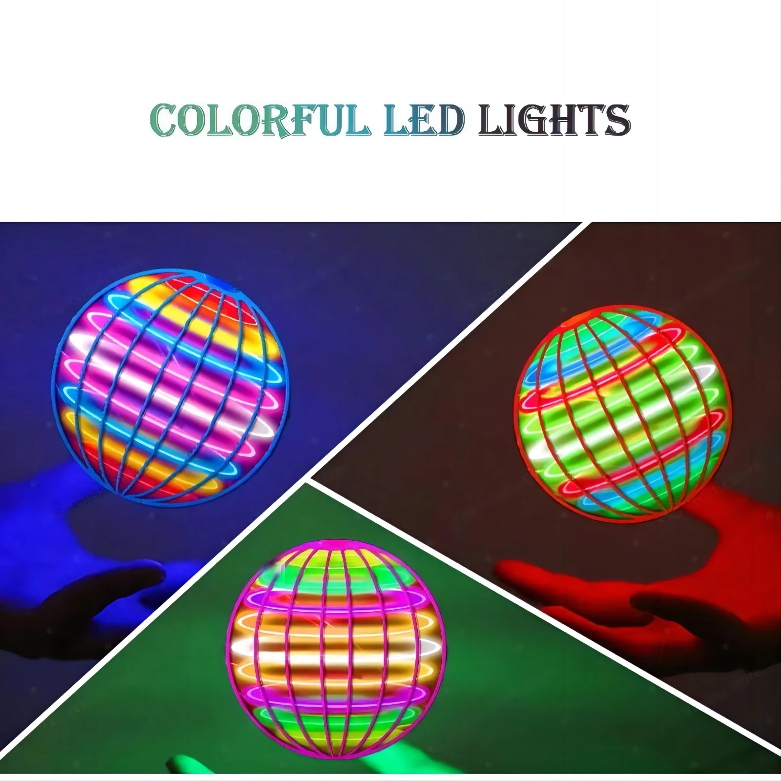 LED Light Up Flying Orb Boomer - مراجعة Drone Aerial Photography وسعره