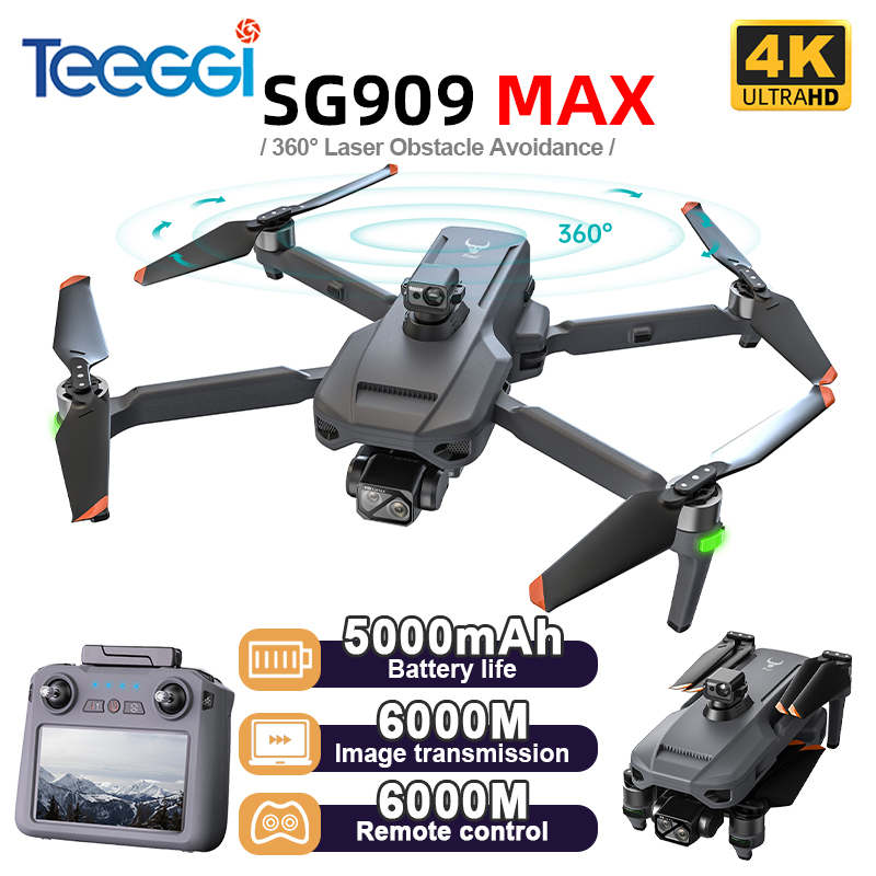 Teeggi SG909 MAX GPS Drone Wit - مراجعة Drone Mapping وسعره