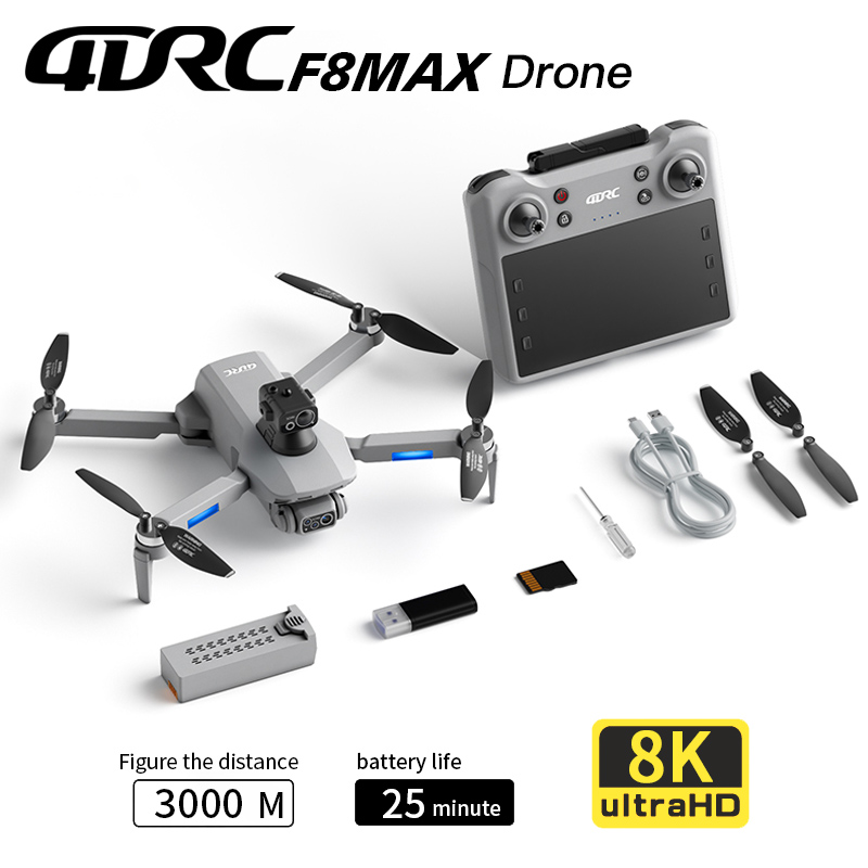 F8 MAX GPS Drone Professional  - مراجعة Drone Mapping وسعره