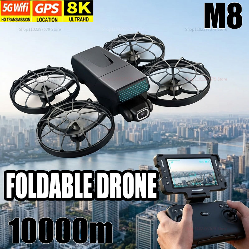 New Drones M8 GPS 8K Professio - مراجعة Drone Mapping وسعره