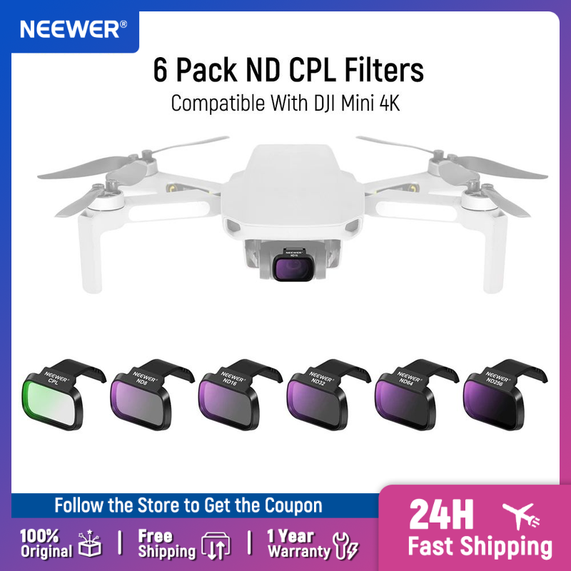 NEEWER 6 Pack ND CPL Filters F - مراجعة Drone Ndvi وسعره
