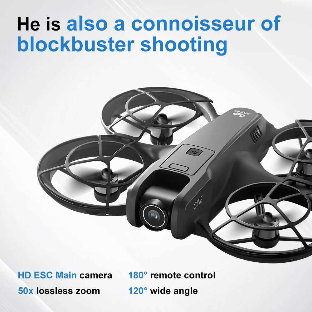 V666 Foldable Mini Drone 4K Du - مراجعة Drone Cinematic وسعره
