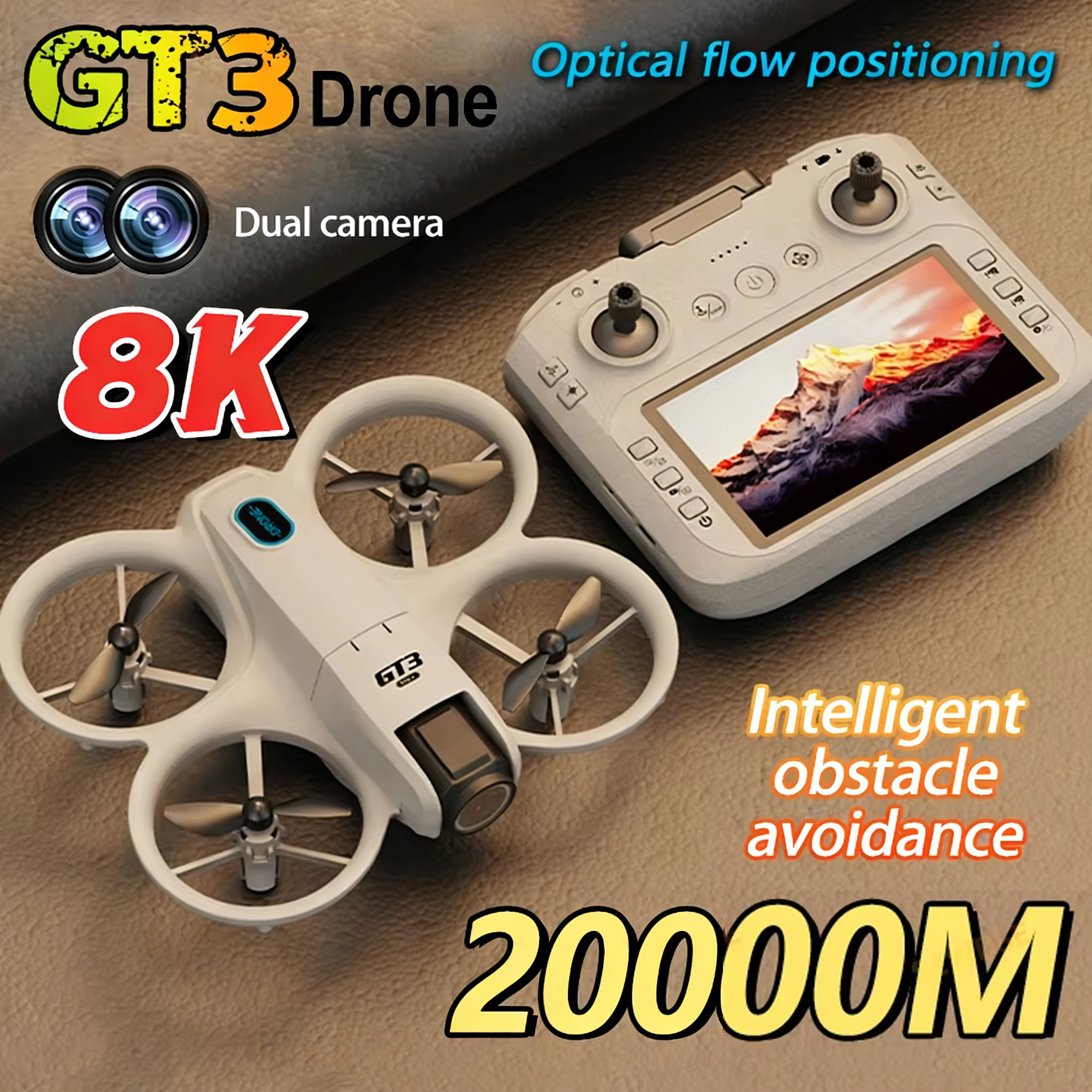 2026 New GT3 Mini Hot Drone 8K - مراجعة Drone Video Production وسعره