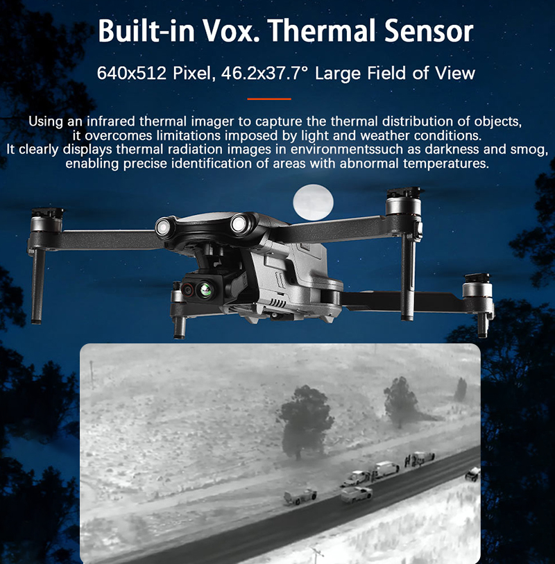 New Arrival 640x512 FPV Drone  - مراجعة Drone Thermal Imaging وسعره